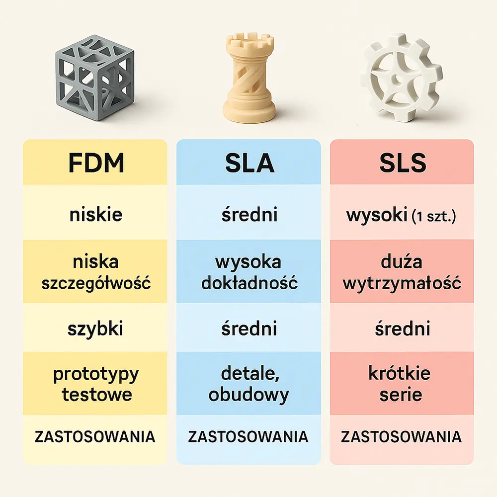 cennik druku 3d