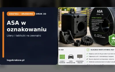 ASA w zewnętrznych literach, tabliczkach i systemach oznakowania