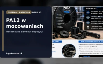 PA12 w mocowaniach i mechanicznych elementach ekspozycji